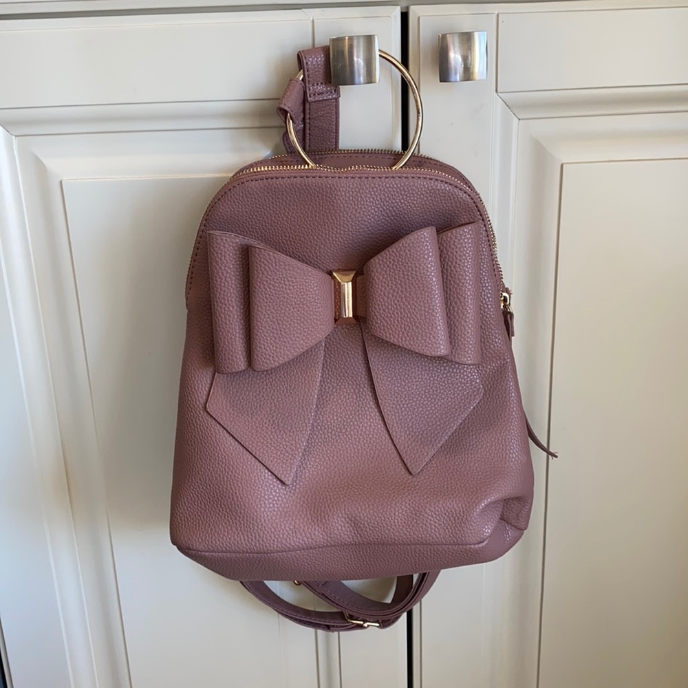 Dusty Rose Backpack Purse!!